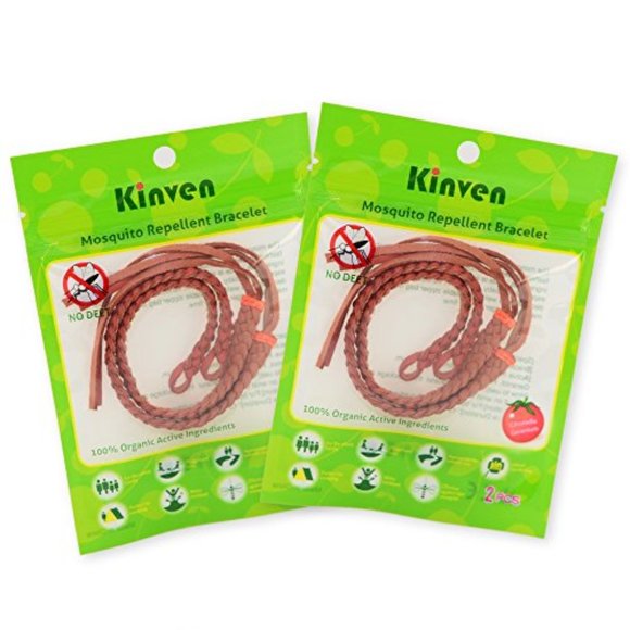 Original Kinven Mosquito Insect Repellent Bracelet Waterproof Natural DEET FREE - Picture 2 of 2